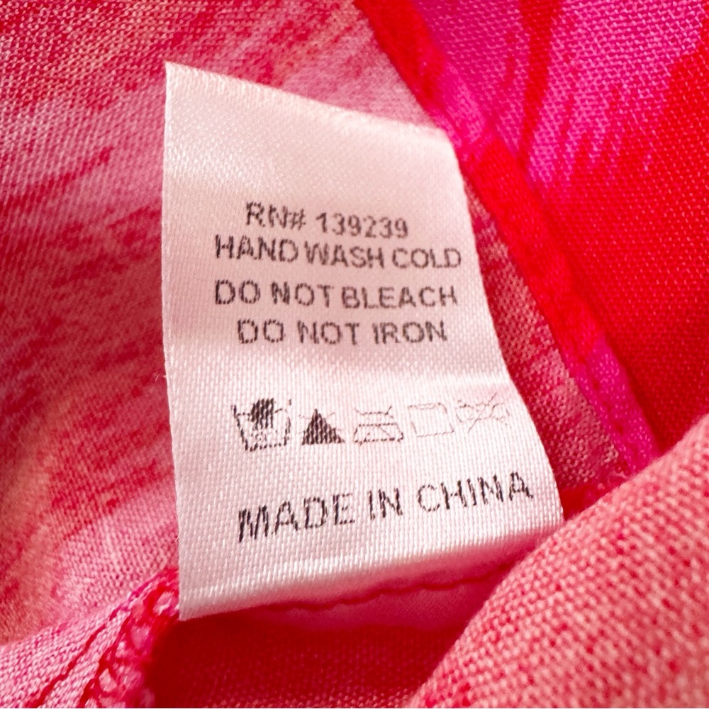 Tuckernuck Pomander Place Hot Pink Ikat Kenzo Dress XL - Picture 11 of 12